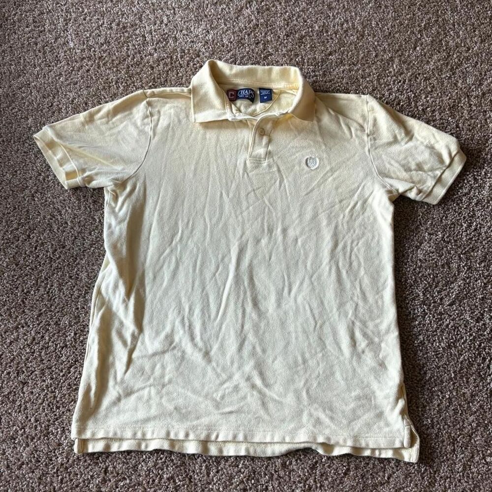 Chaps Men's Yellow Polo-shirts